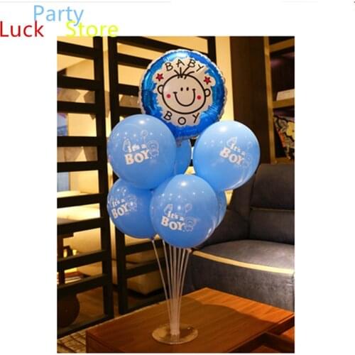 2sets Tube flower shaped balloon stand stick holding balloon bouquet cylindrical stand decorated for wedding birthday party