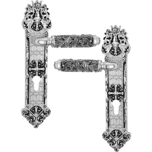 ITALY DESIGN 85mm CENTRAL DISTANCE HOLLOW SPLIT ZINC ALLOY DOOR HANDLE CP FINISH