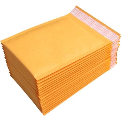 50pcs 12X16cm Manufacturer Kraft Bubble Bags Mailers Padded Envelopes Shipping Paper Mailing Bags