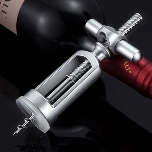 Stainless Steel Creative Red Wine Bottle Openers Corkscrew For Bar Wine Stopper Kitchen Gadgets Accessories Hotel Tools Gifts