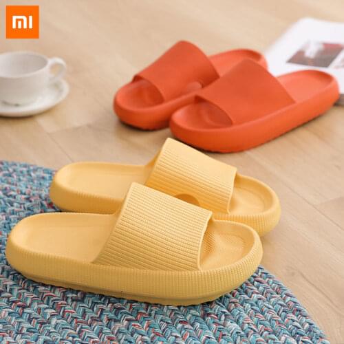 New Xiaomi Thick-soled slippers women summer indoor and outdoor anti-slip home household bathroom bathing couple home slippers
