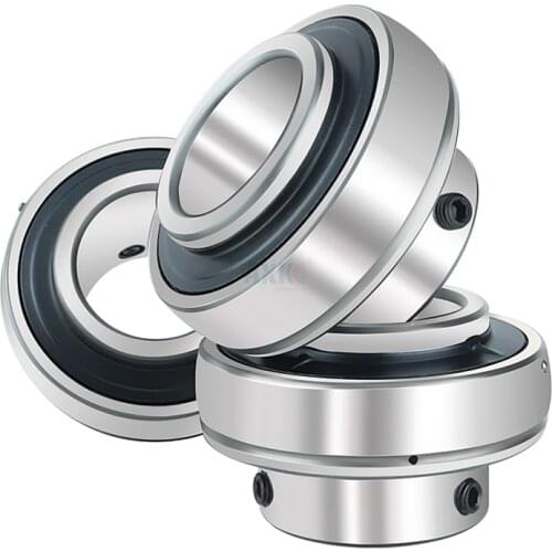 1PC CNC Outer UC201 UC202 UC203 UC204 UC205 UC206 UC207 UC208 UC209 UC210 Bearing Steel Or Stainless Steel Spherical Bearings