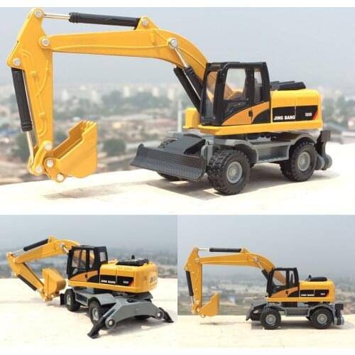 1:50 High simulation engineering vehicles, alloy model toys,Wheel excavator, mixer,excavator,diecast metal,free shipping