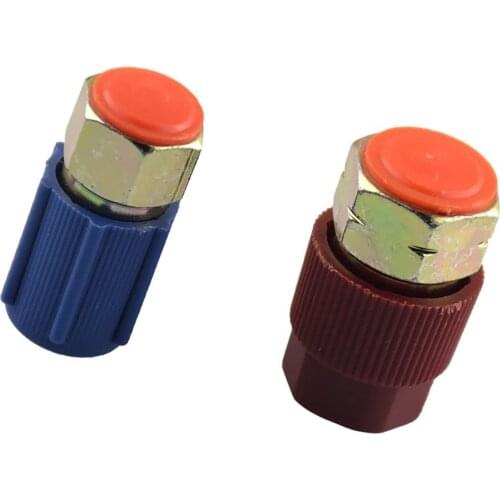 1 Pair R12 to R134A Quick Connector Adaptor Couplers Auto Car A/C Manifold Gauge Low/High HVAC
