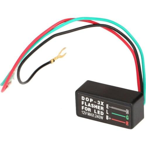 12V LED Flasher Relay Turn Signal Light Blinker Relay Car Acessories For Automotive Motorcycle Halogen LED Lamp