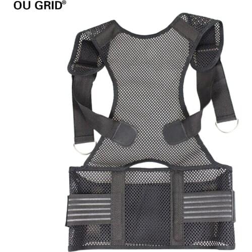 Back Brace Posture Corrector for Women Men - Back Lumbar Adjustable Support Shoulder Posture Support for Improve Posture Provide