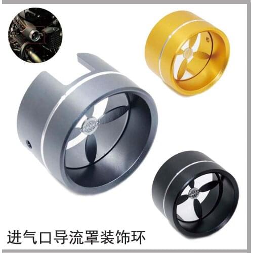 For BMW R NineT Scrambler Prue 2017 Motorcycle air intake deflector trim ring special black