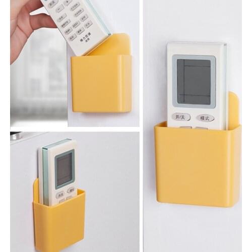 Home Device Phone Shelf Wall Mounted Remote Control Storage Box Portable 1Pcs ABS Multipurpose Desktop Storage Box
