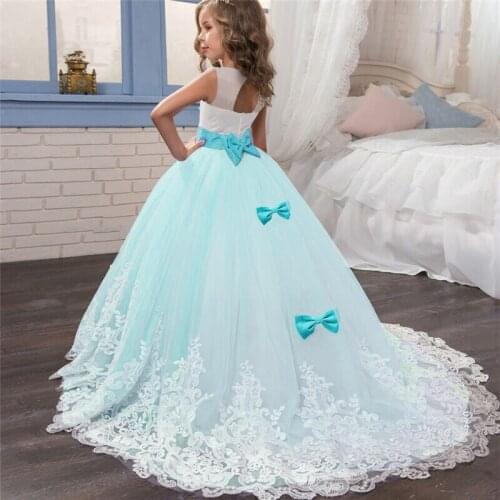 Elegant Christmas Princess Dress 6-14 Years Kids Dresses For Girls New Year Party Costume First Communion Children Clothes