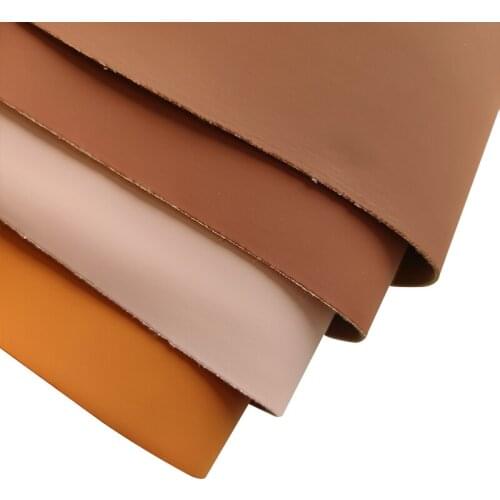 135x30cm Dark Camel Matte Color PU Frosted Faux Leather Fabric Sheet for Making Shoe/Bag/Hair Bow/Cover/Craft/Decoration