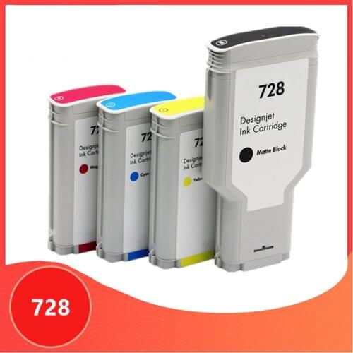 Compatible For HP 728 Remanufactured Ink Cartridge Full With Ink For HP728 DesignJet T730 T830 Printer