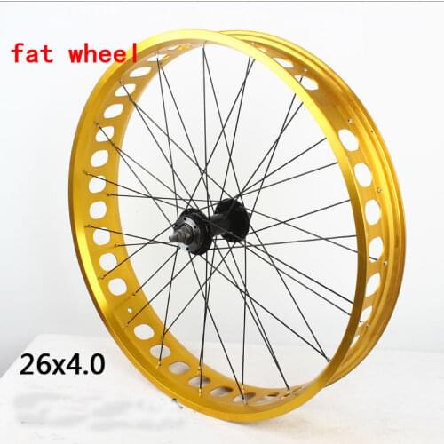 Electric bike wheels new 26 4.0 inch fat snow bike wheels 135/190 Hubs Fat Bicycle wheels 36holes 18/21/24 speed rotary 26 inch