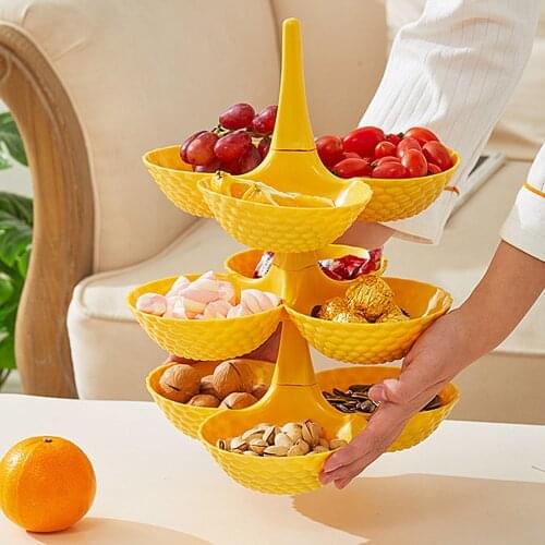 Creative Stackable Storage Basket Dried Fruit Snack Organizer Household Tool Storage Basket Dried Fruit Snack Organizer Househol