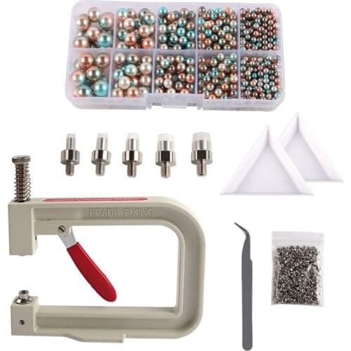 Pearl Setting Machine/Pearl Rivet Buttons Pearl Handmade Tools For Hats/Clothes/Skirt Setting Machine DIY Accessories