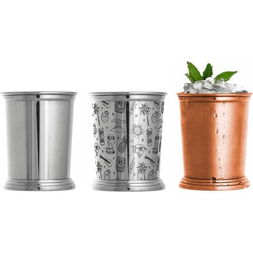 Stainless Steel 360ml Julep Cup Mojito Mint Julep Cup Cocktail Mug