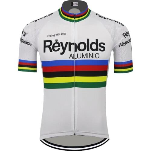 2021 NEW Classic Retro Spain Team Men Cycling Jersey Summer MTB Racing Clothes Bike Wear Road Bicycle Outdoor Sports Tops