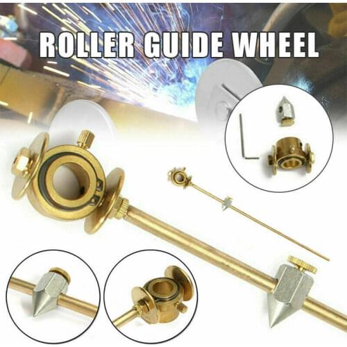Plasma Cutter Copper Guide Cutting Torch Circular Roller Guide Wheel Circle Welding Tool Circular Guide Welding Accessories