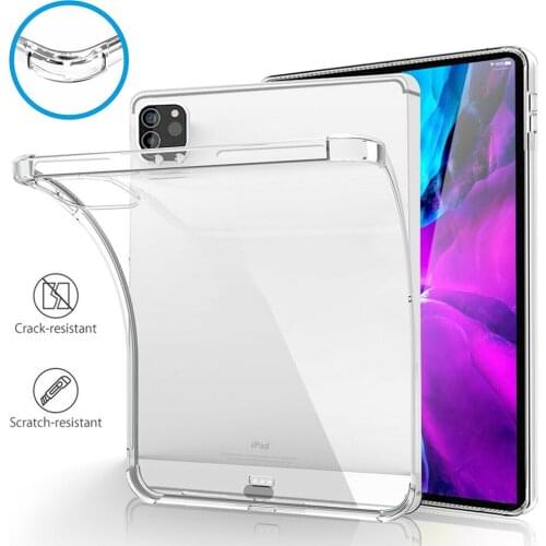 TPU Transparent Funda Cover for iPad Pro 11 2021 A2377 A2459 A2301 A2460 Soft Clear Tablet Case for iPad Pro 11 3rd Generation
