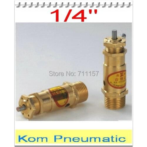 1/4" Air Compressor Safety Valve Pressure Relief Release Pull Valves 0.1Mpa - 1.0Mpa