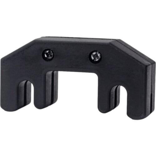 Rubber Coated Heavy Metal Practice Mute for Cello & Viola Black