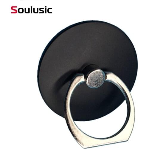 Soulusic Finger Ring Mobile Phone Holder Smartphone Stand Holder For iPhone X Smart Phone IPAD MP3 Car Mount Stand For HUAWEI