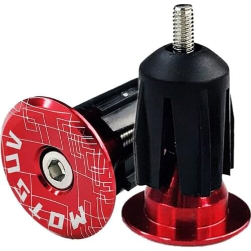 1 Pair Bike Grip End Lock Mtb Road Bike Handlebar Grip End For Bike Handlebar Cycling Accessories