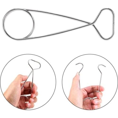 2pcs Stainless Steel Fish Mouth Spreader For Saltwater Fishing Tackle Tool Fish Mouth Opener Fishing Decoupling Device Hot