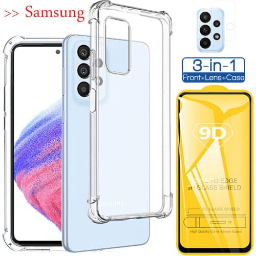 Transparent Phone Case For Samsung a22 4G/5G Case Silicone Shockproof Soft Back Cover Sansung Galaxy a22 Glass Samsung A 22 2021