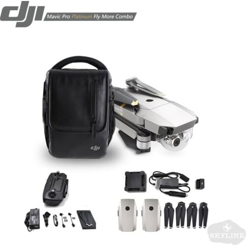 DJI Mavic Pro Platinum Fly More Combo with 4K HD Video Recording 30mins Flight Time 7km Remote Control