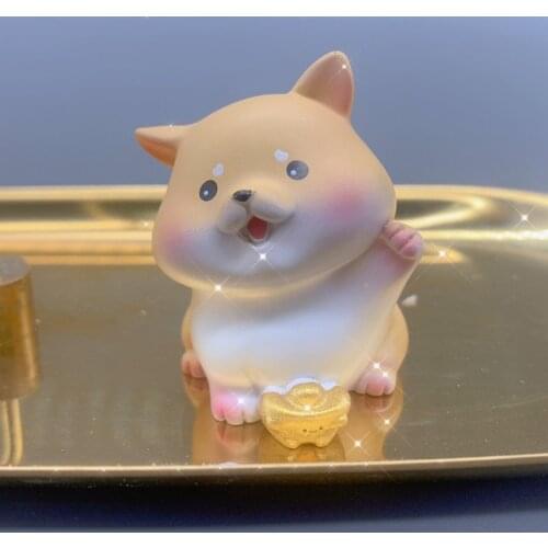 Dog Candle Mold Cute Cartoon Yuanbao Fortune Puppy Aromatherapy Candle Plaster Silicone Mold Resin Decorations Mold gift