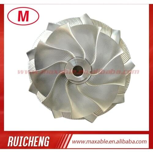 GT15-25 47.00/61.98mm 9+0 blades high performance turbocharger billet/milling/aluminum 2618 compressor wheel