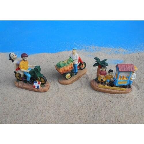 Mental sand sandbox game with Sandplay psychological product class character of Life scene 3pcs/set