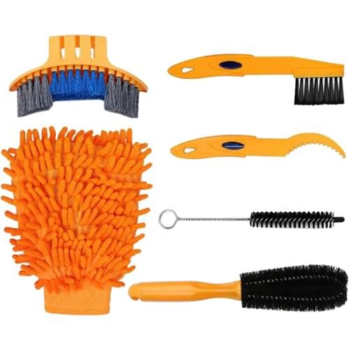Bike Chain Cleaner Folding Bike MTB Road Bike Maintenance Tool Bicycle Chain Brush Cleaning Tools Bike Chain Scrubber
