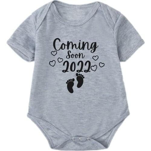 Baby Girls Clothes for Newborns Solid Letter Bodysuit Short Sleeve Romper Casual Outfits Jumpsuits 2021 Childrens Clothing