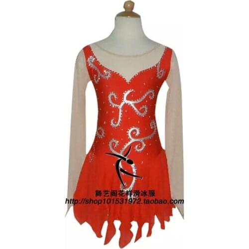 Girls Figure Skating Dresses Graceful New Brand Custom Ice Skating Dresses For Competition DR4395