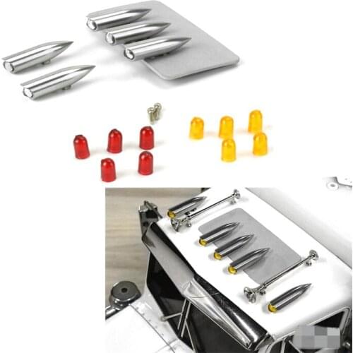 1/14 Rc Truck Tamiya King Hauler Metal Roof Spotlight Lamp Flashlight For Radio Control Toys American Tractor 56301 56344 56336