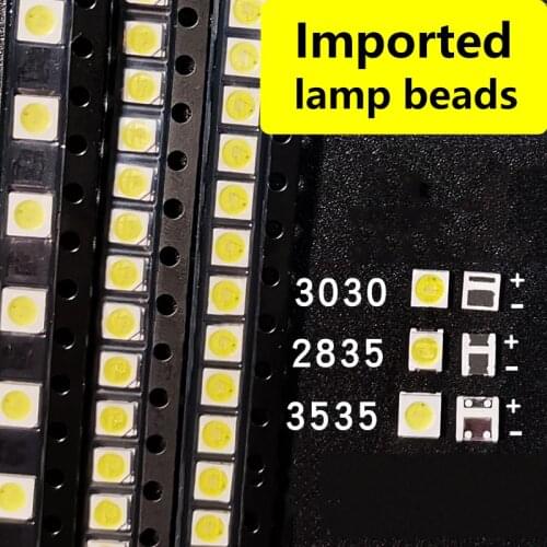 1W SMD 2835 3030 3535 LED Lamp Bead 20-25lm Cold White SMD LED Beads LED Chip DC3.0V for Repair LED LCD TV backlight beads