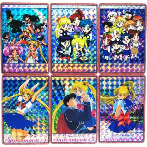 21pcs/set Sailor Moon No.5 DIY Toys Hobbies Hobby Collectibles Game Collection Anime Cards