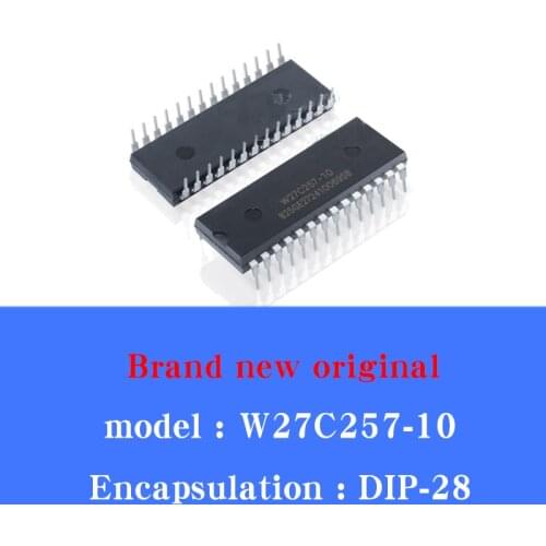 5/pcs Lot W27C257 Brand new original DIP-28 eprom memory W27C257-10 / -12