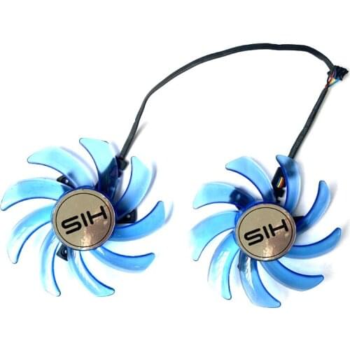 85mm FDC10H12S9-C FDC10U12S9-C RX470 Вентылятар кулера для HIS RX 470 IceQ X2 Turbo 4GB RX 470 IceQ X2 OC 4GB RX474 RX570 RX574