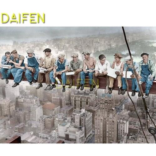 Full Round Diamond mosaic 5D DIY Diamond painting Cross stitch Full Square Diamond embroidery work in Skyscraper city