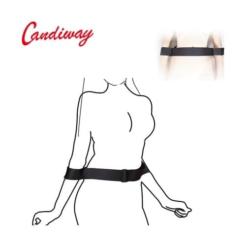 Candiway Erotic Flirt Auxiliary Handcuffs & Tied Waist Bondage Restraints Slave Games Adult Sex Toys For Couples