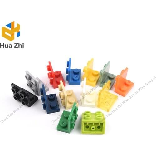 "Building Blocks Parts 99207 10PCS Bracket 1 x 2 - 2 x 2 Inverted LEGOING MOCS Education"