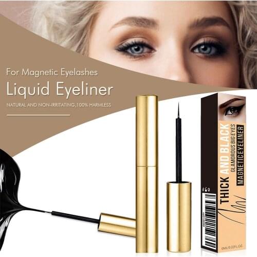 2021 New Upgrade 3D Natural Magnetic Eyelashes Lightweight Magnetic Eyeliner and Eyelashes Kit 2 Waterproof Magnetic Eyeliners
