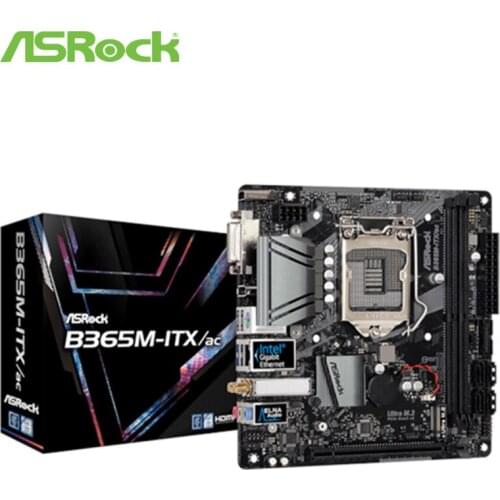 FULL NEW ASRock B365M-ITX/AC motherboard B365 ITX small board Support 8/9 generation CPU