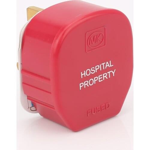 MK Hospital Property 13UK HiFi DIY Hi-end AC power electric(M) fused 13A male 3 pin UK British plug fuse Connector
