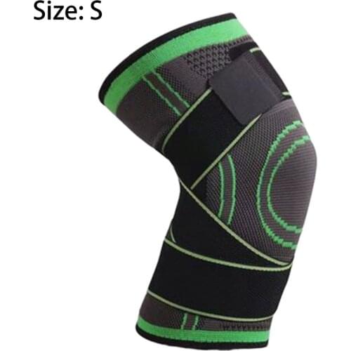 1PC Sports Kneepad Men Pressurized Elastic Knee Pads Support Fitness Gear Basketball Volleyball Brace Protector Bandage