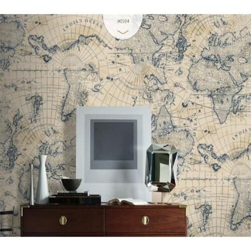 Beibehang papel de parede wallpaper European style simple Mediterranean wallpaper hotel coffee shop study TV wall 3D wallpaper