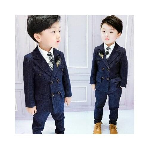 Formal boys suit 2019 Spring And Autumn New Style Years Childrens Clothes Big Boy Cowboy Suit big boy suit wedding boy clothes