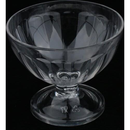 Clear Acrylic Ice Cream Cup Sundae Cup Fruit Dessert Bowl Milkshake Cup #1
